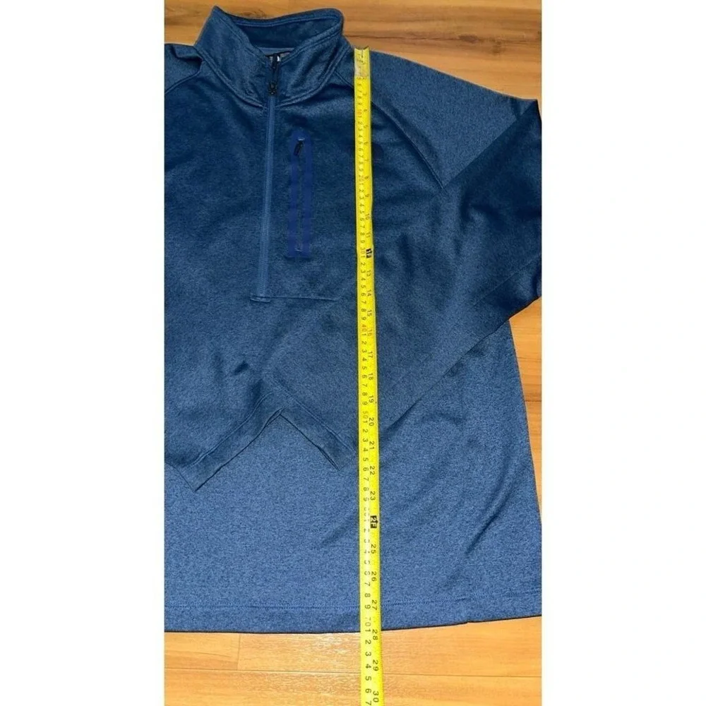 Mens The North Face‎ Half Zip Blue Lightweight Pullover Jacket